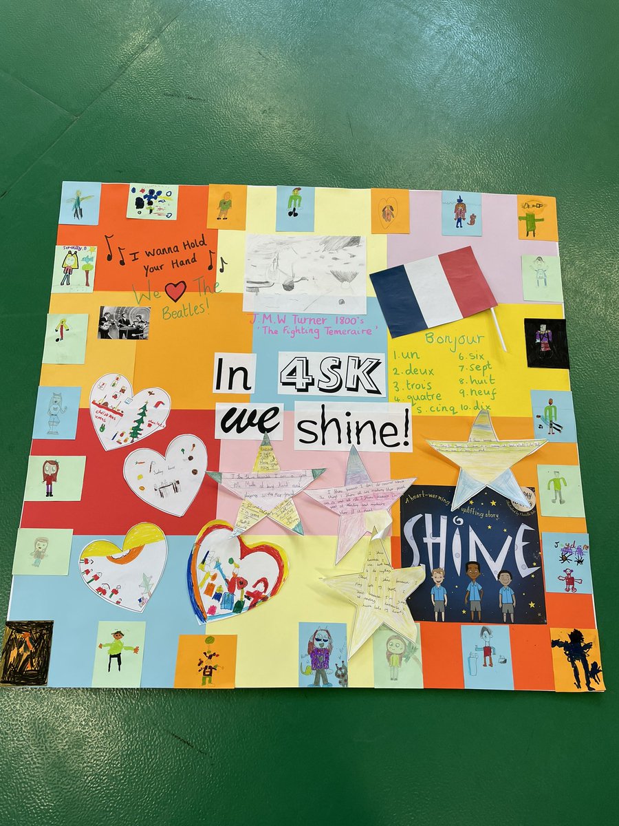 MsKeliris's tweet photo. Cultural week has been so successful 🥰 I am so proud of all the children @HillocksPrimary …look what they created. The whole school assembly ooozed togetherness and showcased acceptance,  British culture and kindness! Melted my heart #together #RElead #edutwitter #moodboard https://t.co/iuzeySVw4t