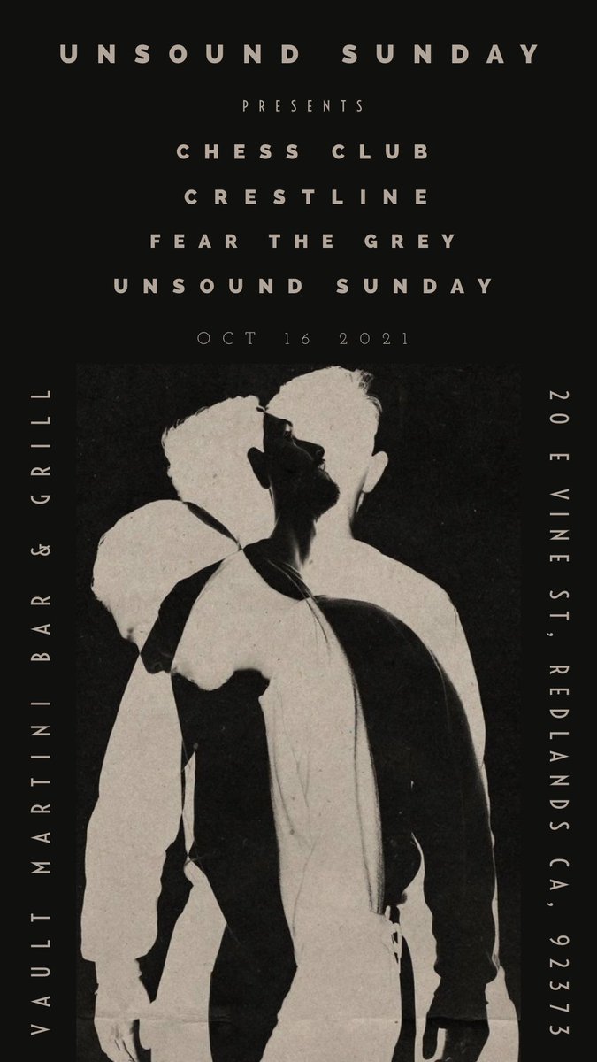 Last show this Saturday for now until Dec 3rd we are playing at the Fox Theater in Pomona for the MLM Festival. Come show us some love.