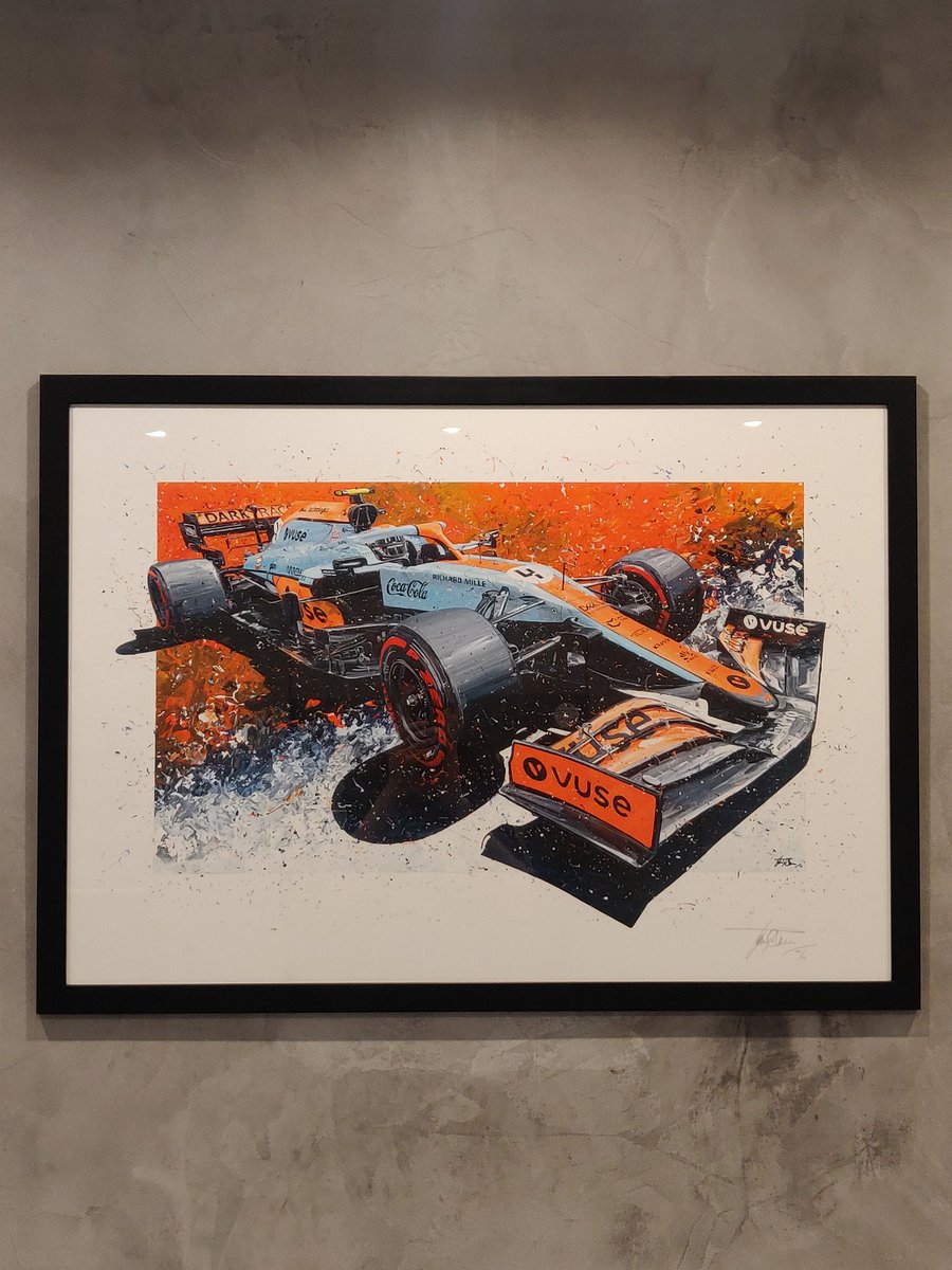 JimmyNeedham1's tweet photo. Finally got my @formulaart piece up. I'm obsessed with it ! https://t.co/FPEqQaxvUP
