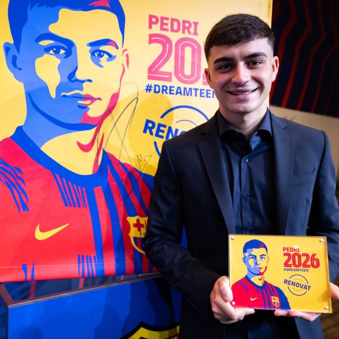 😳 @Pedri is the only player nominated this year for the ... ✅ Ballon d’Or ✅ Trofeo Kopa ✅ Golden Boy ⁣ 🤯 And he’s still only 18 ...