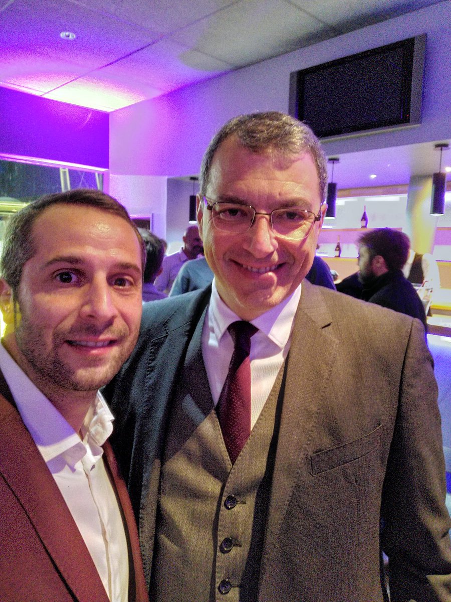 Merci <a href="/ToulouseFC/">Toulouse FC</a> pour l'invitation à cette soirée partenaires <a href="/TFC_Business/">TéFéCé Business Team</a> et merci Président <a href="/DamienJComolli/">Damien Comolli</a> pour cette échange 🤝😄 
Bravo!! les joueurs et le staff pour ce bon début de saison 🟣⚽ #allezletèf #forzaviola A demain au Stadium...