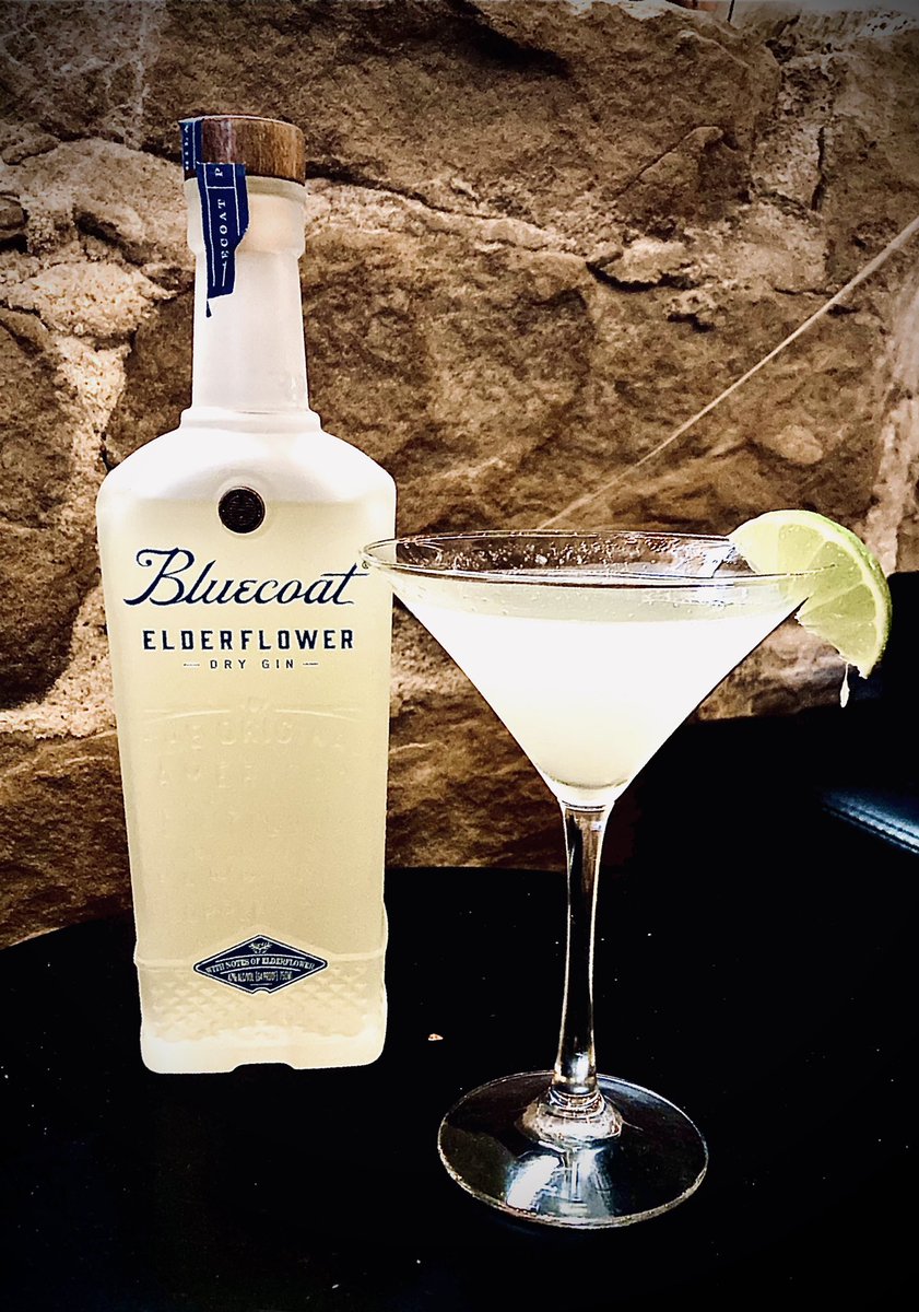 Now available- Elderflower Gin Gimlet.

It’s made with Bluecoat Elderflower Gin, fresh squeezed lime juice, and a touch of simple syrup. Cheers!