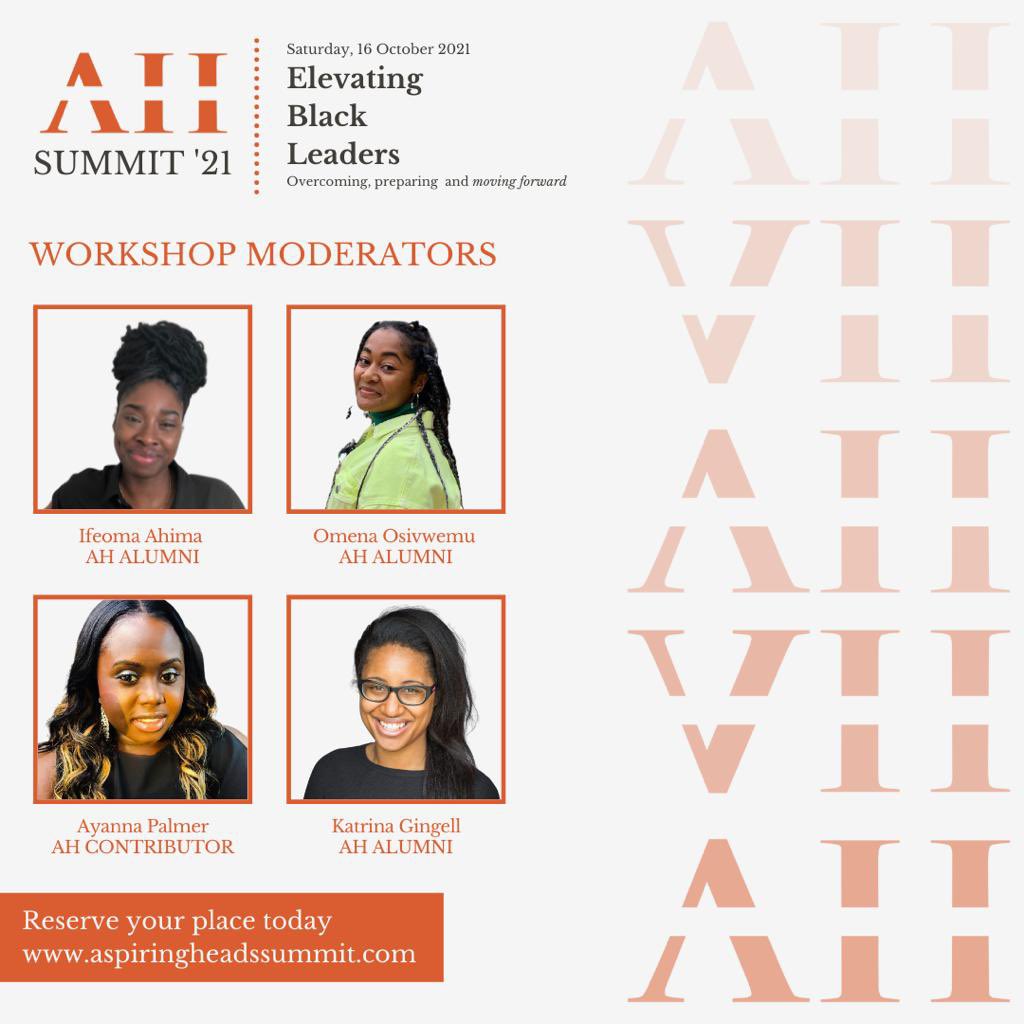 AspiringHeads's tweet image. The entire team is ready!!! 🔥
Tomorrow is the day!
Your very very last chance to secure your place. Book now aspiringheadssummit.com