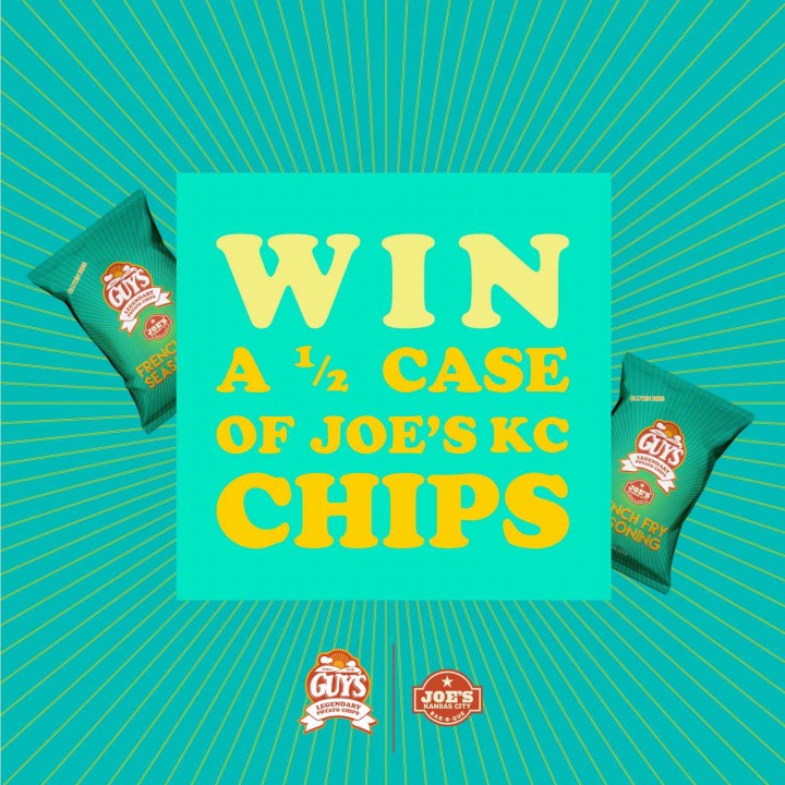 GIVEAWAY ROUND 2!

First one went great, so we decided to do it again.  We are giving away ANOTHER 1/2 case (8 bags) of our <a href="/joeskc/">Joe's Kansas City</a> chips!

All you have to do to enter is:
1) Be Following Us  
2) Retweet this Post
3) Comment on this Post

Have til Fri Oct 22 at 2pm cst to enter.