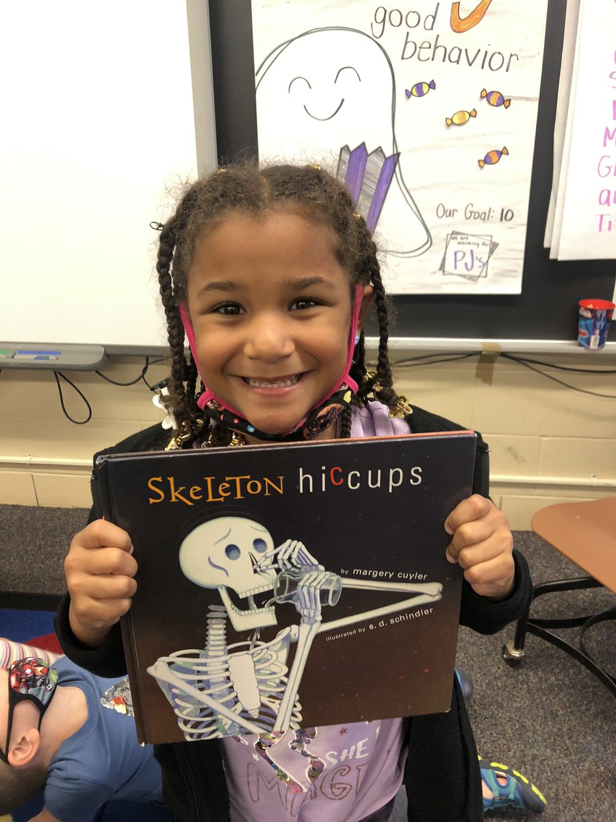 A book about a skeleton for October Book Bingo! <a href="/YaBoyJHow/">Josh Howard</a> #pkepanthers