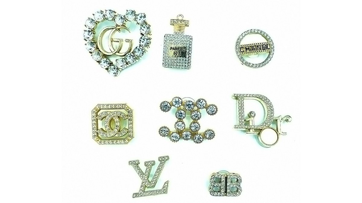 designer crocs charms