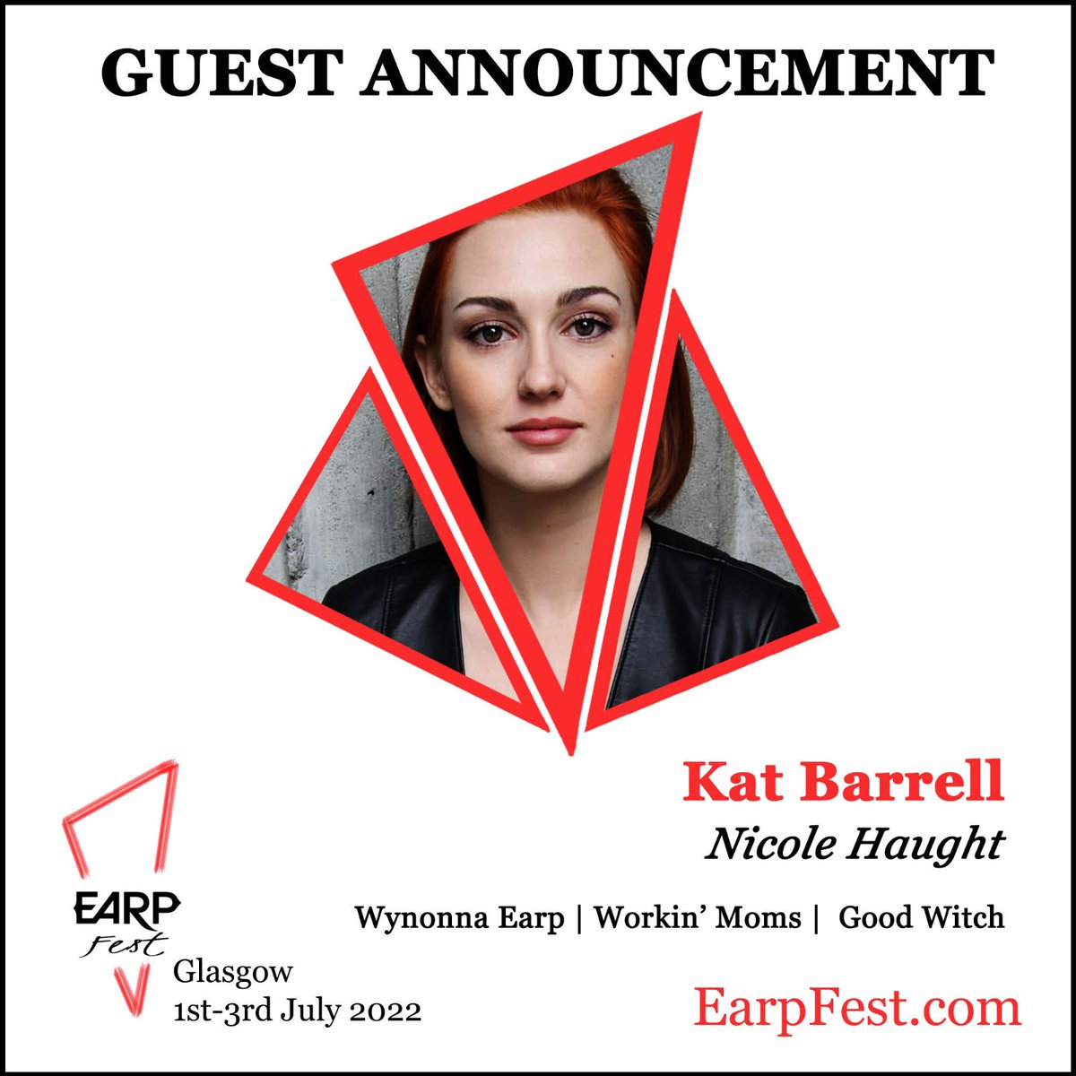 EarpFest's tweet photo. Angel Shields up as @KatBarrell aka Sheriff Haught aka Chicken Kickin Champion of Purgatory will be joining us in Glasgow, July 1-3 2022! 

Kat will have Photos, Autos, Selfies and M&amp;G available as well as participating in panel discussions.

Extras for Kat will be available soon https://t.co/KhXZW5VyZx