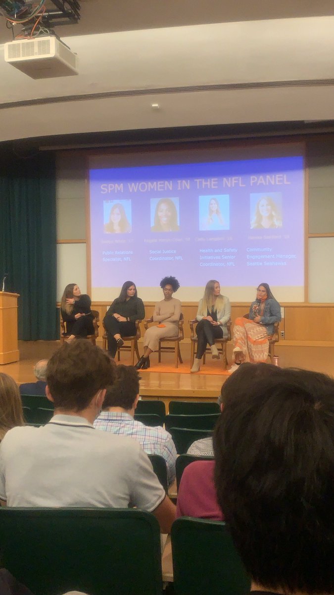 SPM Women in the NFL Panel happening now! 🏈