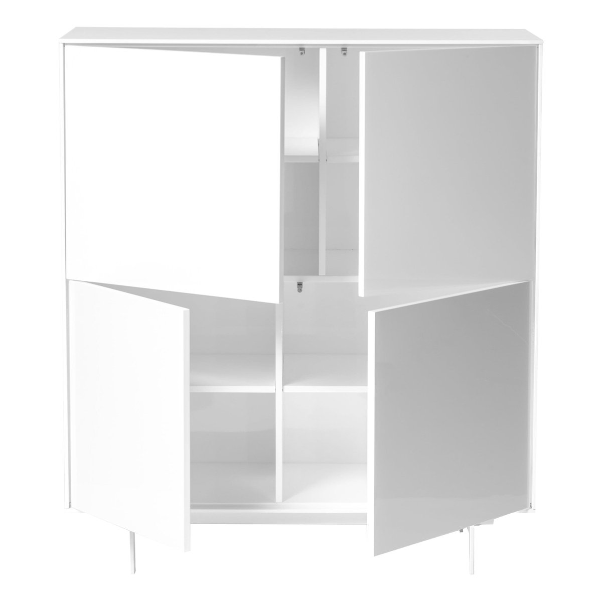 moderniture's tweet photo. https://t.co/ra69gfuz8l combines crisp, modern style with classic design. This cabinet features 4 doors, with body made of white lacquered MDF and the metal legs are white powder coated. #displaycabinet #diningroom #birmingham #storage #modernfurniture #furniture #freeshipping https://t.co/XgxioKz1jx