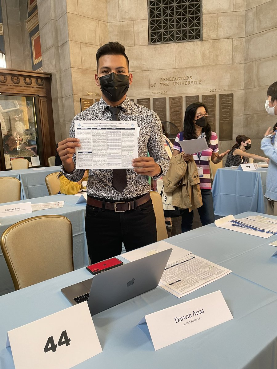Dr. Carmela Alcantara (@alcantaraphd) on Twitter photo One of the greatest joys of academia is watching the most junior members of <a href="/sleepmindhealth/">Sleep, Mind, Health</a> thrive in research. Congrats to <a href="/ColumbiaPSYC/">Department of Psychology at Columbia University</a> undergrad Darwin Arias <a href="/LaidlawFoundatn/">Laidlaw Foundation</a> fellow on an excellent undergrad research poster on #PhysicalActivity in #LatinX #immigrants.Pa’lante One of the greatest joys of academia is watching the most junior members of <a href="/sleepmindhealth/">Sleep, Mind, Health</a> thrive in research. Congrats to <a href="/ColumbiaPSYC/">Department of Psychology at Columbia University</a> undergrad Darwin Arias <a href="/LaidlawFoundatn/">Laidlaw Foundation</a> fellow on an excellent undergrad research poster on #PhysicalActivity in #LatinX #immigrants.Pa’lante