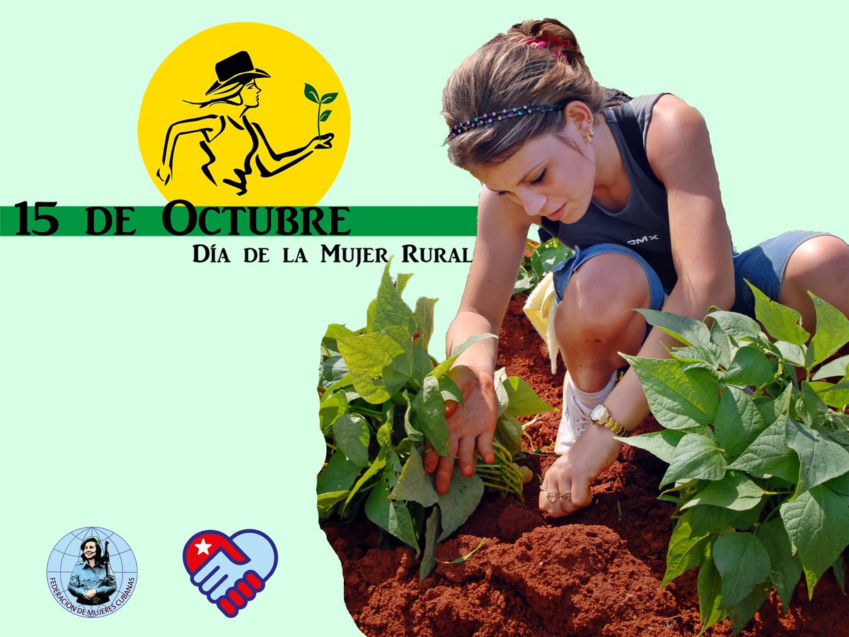 Miguel_filmaker's tweet photo. Si de empoderamiento se trata, cuenta La República de Cuba con un ejército de Mujeres Rurales que luchan a diario por la soberanía alimentaria 😌👩🏽‍🌾 #MujeresRurales @TeresaBoue @MINAGCuba @AnisleydisLa @OsmaydaFMC @Rosmery_FMC @anap_cuba @PNUDCUBA @FAOCuba @DiazCanelB @FMC_Cuba https://t.co/GbUB9oh3qA