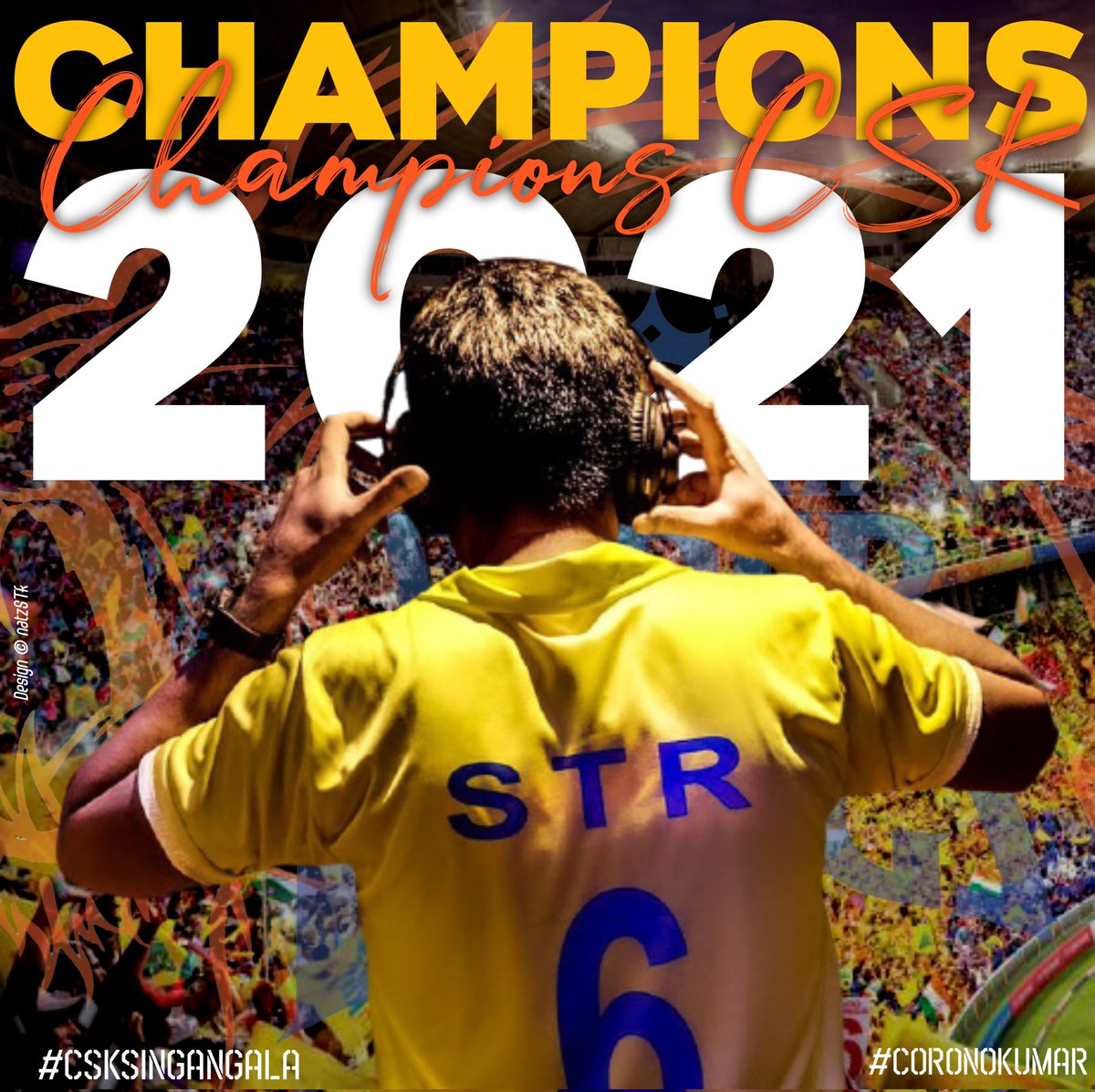 natzSTR's tweet photo. Let's Celebrate The CSK Festival With #CSKSingangala #CoronoKumar #CSK
Here is my Design To Tribute CSK💛
Song Link 🔗 https://t.co/LdJKOa5BBc
@SilambarasanTR_ #Maanaadu #VendhuThanindhathuKaadu #SilambarasanTR https://t.co/VZqeUNjlsZ
