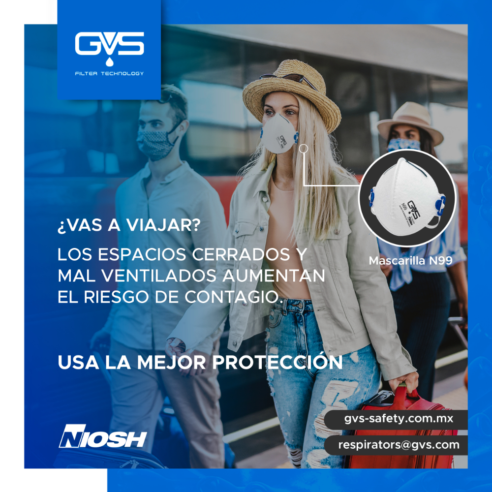 gvs_safety_mx's tweet photo. Llegó el fin de semana y sabemos que ansias una escapada. Tu N99 te acompaña y te protege dondequiera que vayas.
Encuéntrala aquí: https://t.co/22lppp8q82
#EquipoDeProtecciónPersonal #GVSFilterTechnology #GVS #GVSMX #staysafe #proteccioncovid #mascarilla #trip #traveling https://t.co/7cpsuFk0IC
