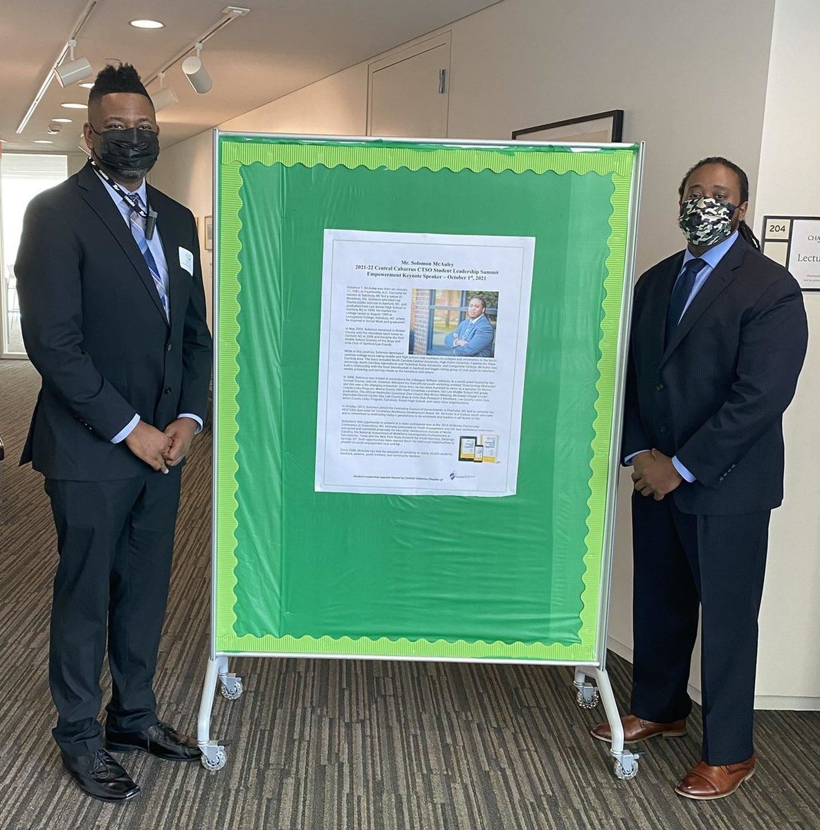 Centralina's NextGen Specialist Solomon McAuley was the keynote speaker for <a href="/CabCoSchools/">Cabarrus Co. Schools</a> Student Leadership Summit on Friday, Oct. 1 at <a href="/uncc/">UNC Charlotte</a> Dubois Center. The Summit was part of the Central Cabarrus Career &amp; Technical Education program. loom.ly/8XmjHO0 <a href="/CentralinaWDB/">Centralina WDB</a>