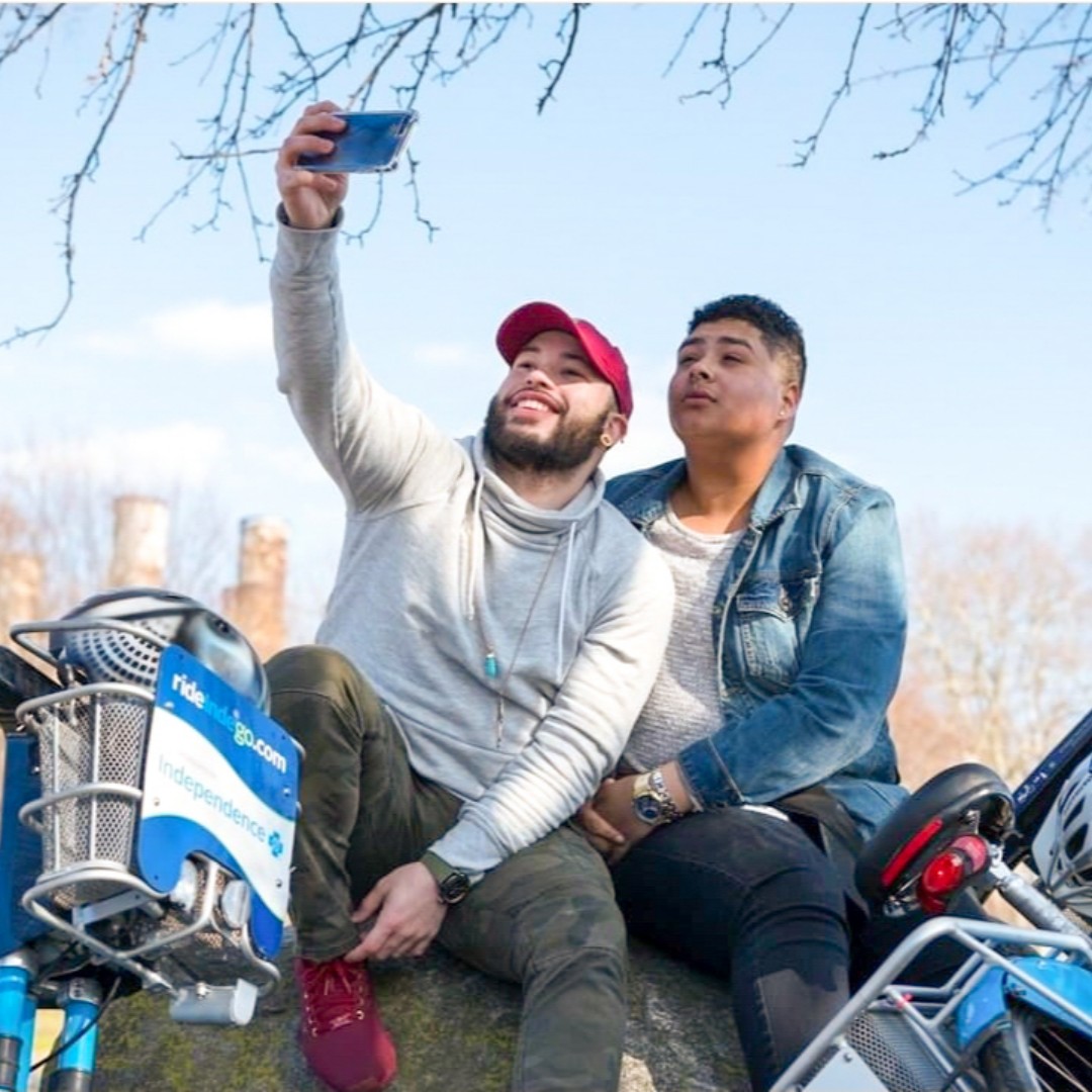 RideIndego's tweet photo. Want your photo to be featured on our page? Tag us in your posts whenever you go for a ride and add #RideIndego to have your photo posted for our #FeaturedFridays ! https://t.co/Sxb8WDEpRK