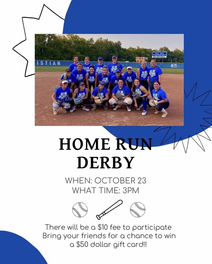 OCUtrailblazers's tweet photo. Think you can hit dingers? 👀 

The @OCUSB team wants to see you prove it!! Come out and swing! You can either sign up by sliding in the Softball IG dm’s or just by showing up on the 23rd and paying on the spot!

Come have fun with us and be a part of #BlazerNation 🔥💙🥎🔥 https://t.co/EWgV2DcGGW