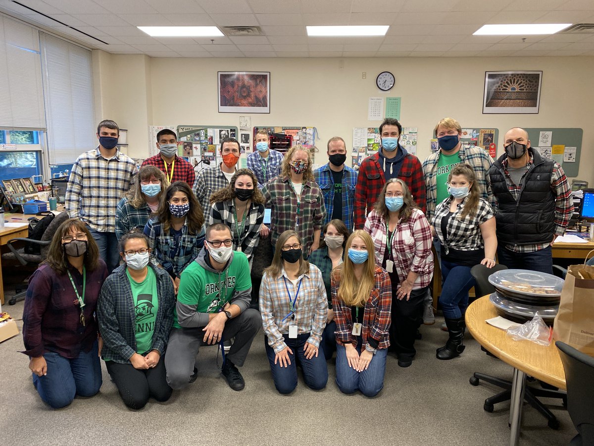 whatchasay_MrJ's tweet photo. Happy Boss's Day to our favorite leader and flannel-wearer, Erik Westerberg! The York Math Department and York High School thank you for your guidance, leadership, and student-first mentality. 
@yorkmath @YorkD205 @ElmhurstD205 #BossDay https://t.co/uuAIM7HmCz
