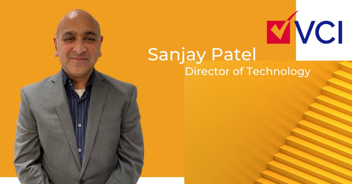 VeriCheck_Inc's tweet photo. Sanjay Patel has been a long-time asset to #VCI, our payments innovation, and to our clients and partners. He was recently appointed Director of Technology - here is a little more from Sanjay about his new role and focus! https://t.co/aXWsriZmuw https://t.co/0NDEyALsdf