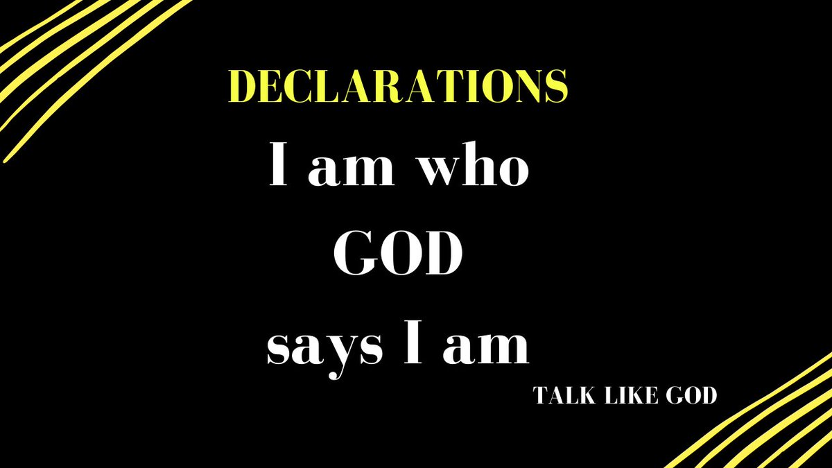 TALKLIKEGOD's tweet photo. Watch I am who God says I am https://t.co/qCs1S4pGRg
#declarations #IamwhoGodsaysIam #declare #saytheword #praytheword #thewordworkswonders #speakthewordofgod #speakthewordoveryourlife #faithintheword #havefaithintheword #TalklikeGod https://t.co/tqzwZJfAfU