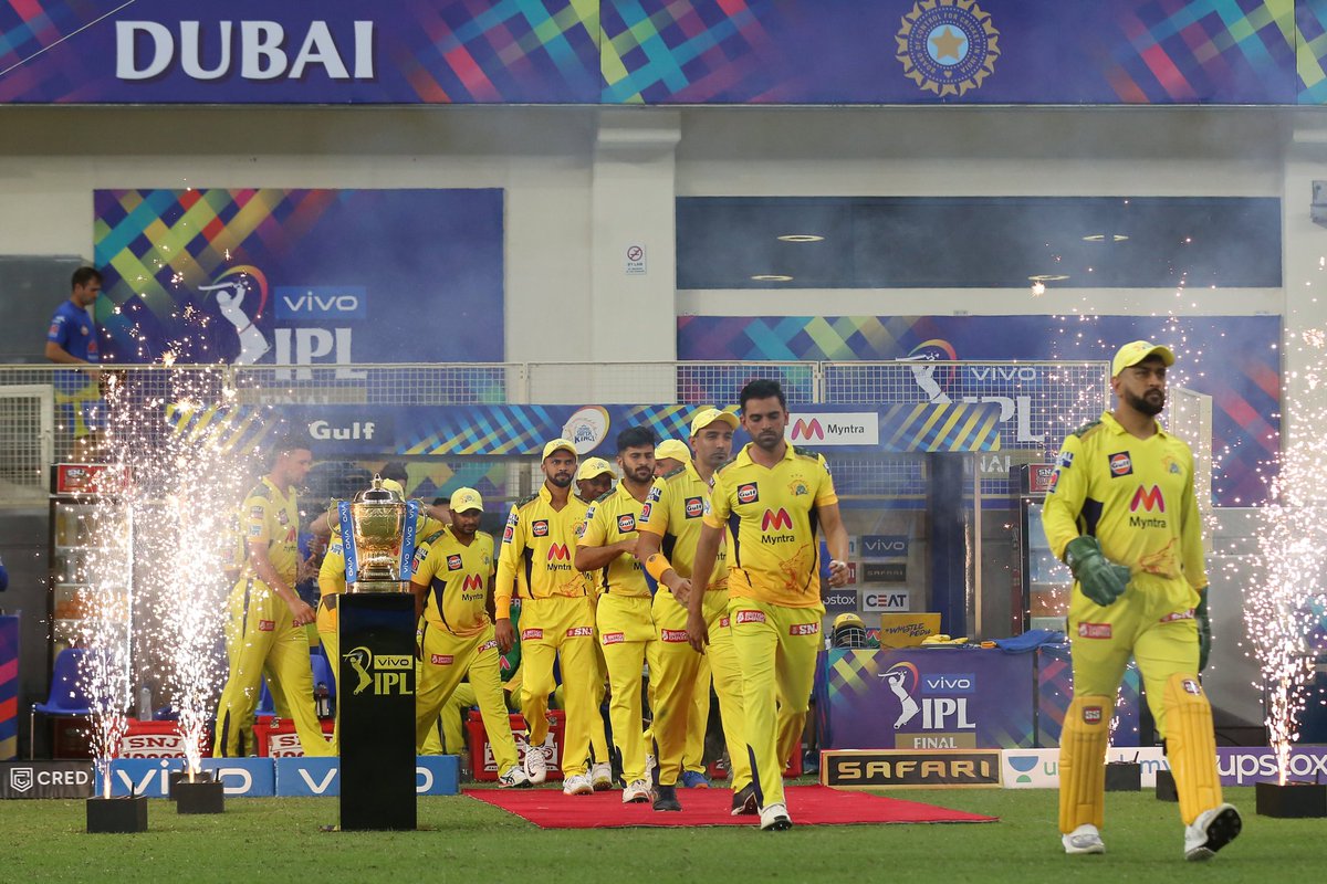 Fantabulous performance from @ChennaiIPL!

The kings have roared back.

Congratulations to each and every #CSK player and fans across the globe on winning the #IPL trophy for the fourth time.

Chennai is waiting #AnbuDEN for @msdhoni to celebrate this victory! #Yellove #IPLFinal