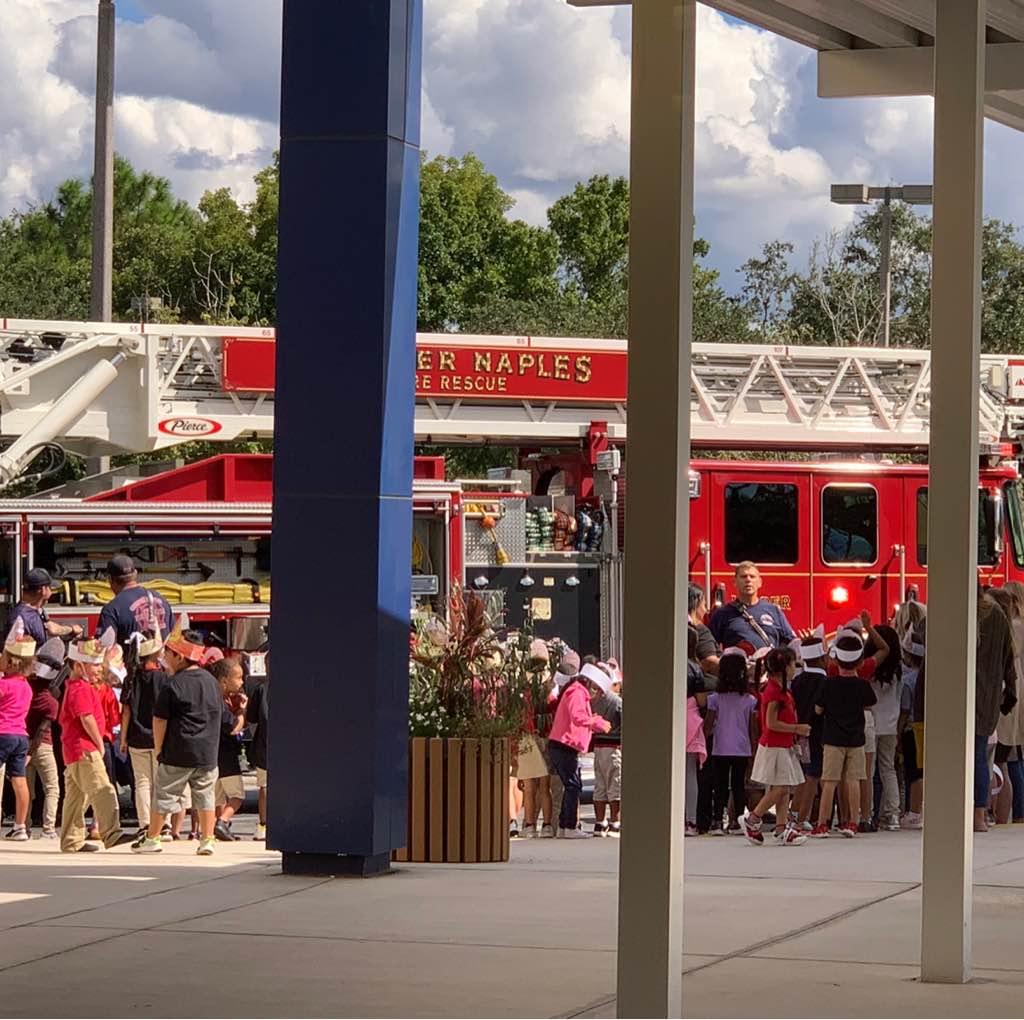 Our Kindergarten <a href="/MDE_Stars/">MDE_Stars</a> enjoy learning about our special community helpers! Thank you  to GG Fire Dept.! <a href="/collierschools/">Collier County Public Schools</a>