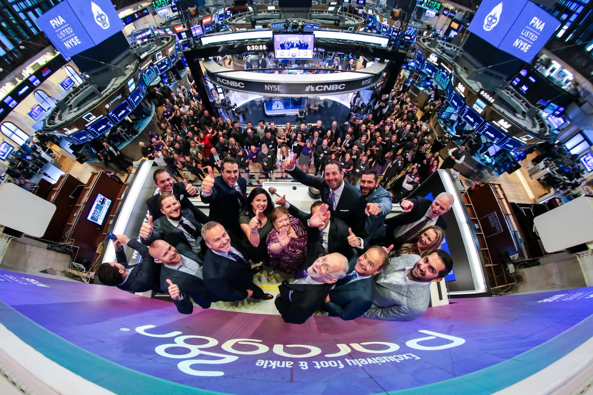 NYSE 🏛 (@nyse) on Twitter photo The NYSE was painted purple today for the <a href="/28Paragon/">Paragon 28 a Zimmer Biomet Company</a> IPO! 🏛💜 Congratulations to Albert DaCosta and the whole team on this impressive milestone 👏 We're so excited to welcome you into our #NYSECommunity 🏛 #P28IPO $FNA The NYSE was painted purple today for the <a href="/28Paragon/">Paragon 28 a Zimmer Biomet Company</a> IPO! 🏛💜 Congratulations to Albert DaCosta and the whole team on this impressive milestone 👏 We're so excited to welcome you into our #NYSECommunity 🏛 #P28IPO $FNA