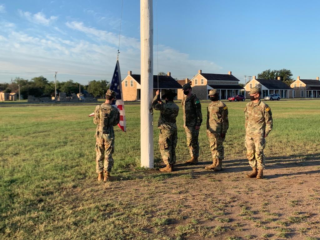 ColdCobra_7's tweet photo. Successful day for C Co as we conducted training at the Historic Ft Concho to educate and familiarize SMs on local landmark as well as build Moral Esprit de Corp and overall unit cohesion. @ColdCobra_6 @SentinelSe7en @SentinelSix @Anarchy_VII @Raptor_6_ @Raptor_Se7en https://t.co/5mvFzPY08b