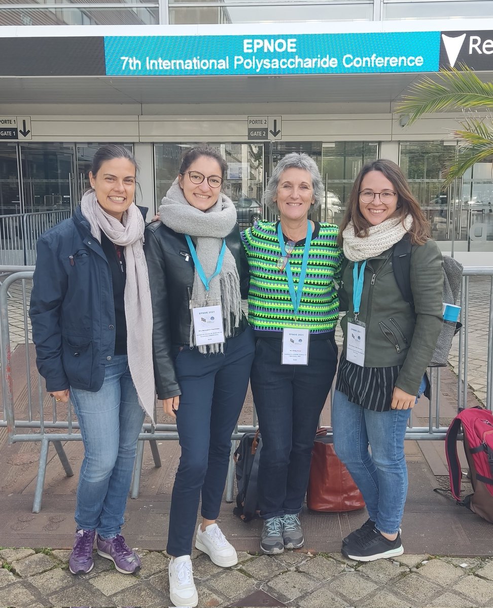 🧳We were at the 7th International polysaccharide conference-EPNOE (<a href="/EpnoeA/">EPNOE Association</a>) talking about our research on #BacterialCellulose #LaFrance #Nantes #ICMABmoves
@alaromaine <a href="/AnnaRoig8/">Anna Roig</a> <a href="/AmandaMuoz2/">Amanda Muñoz-Juan</a> <a href="/NanthildeMLD/">Nanthilde</a>