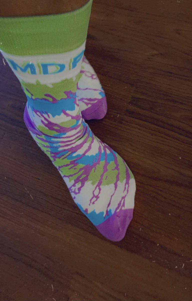 Working in These Comfy Socks 🧦 Today ☺️💙💚💜 #2021MDPLife #Wfh