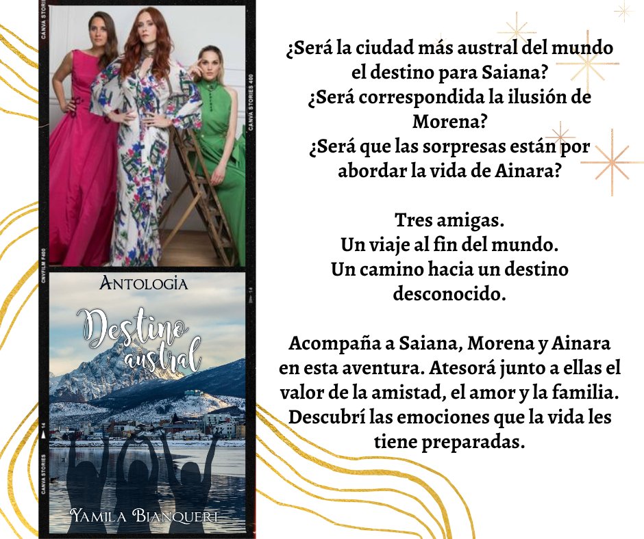 Tres amigas.
Tres historias.
Una gran oportunidad para tu biblioteca.
.
.
.
Conseguí la tuya en:
Librománticas - Delivery Romántico (Argentina)
#Amazon rxe.me/93LZDT
Apoya a los autores independientes leyendo en #KindleUnlimited
Con la autora: t.me/YamilaBianqueri