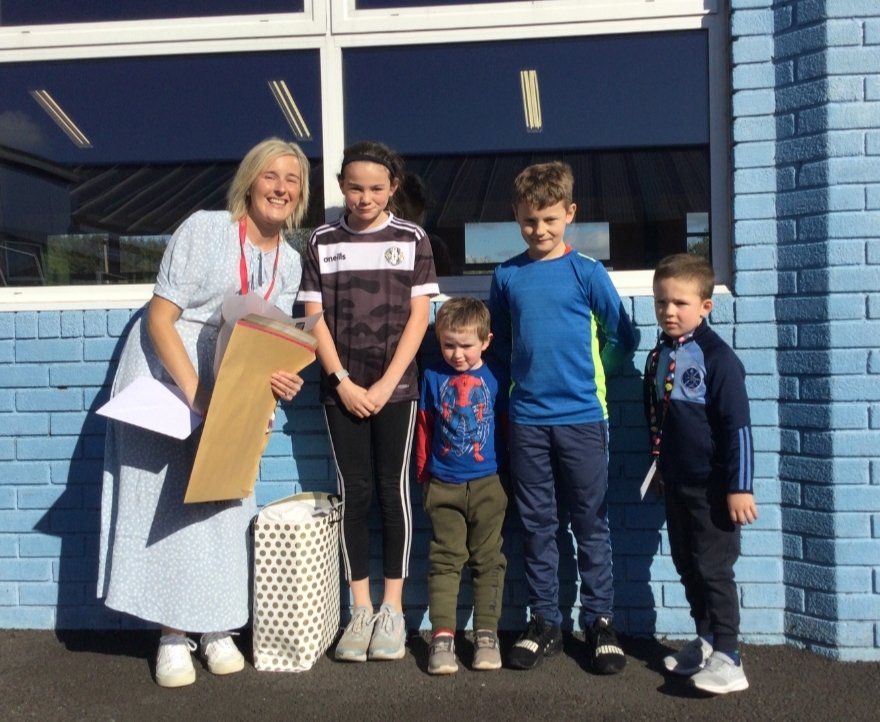 ChristtheKingPS's tweet photo. Today we said an emotional Farewell to Miss Sludden after 7 years teaching @ChristtheKingPS We would like to wish her all the best as she takes up her new role as Principal of Knocknagor PS Trillick @KnocknagorPS. We wish you every success in your new school Miss Sludden. https://t.co/b1xEfcGSpA