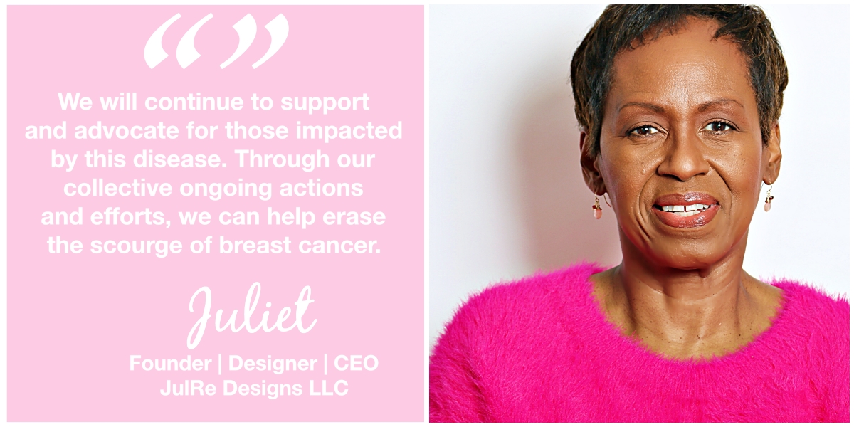 JulReDesigns's tweet photo. Our Founder @JulietRWilliams started our Giving is Easy program to benefit organizations that do the incredibly hard work that's necessary to better our ever-changing world.

This month, we salute @BCRFcure and their efforts to eradicate #breastcancer. https://t.co/ADBlcAgoPM https://t.co/FK8qytDhVX