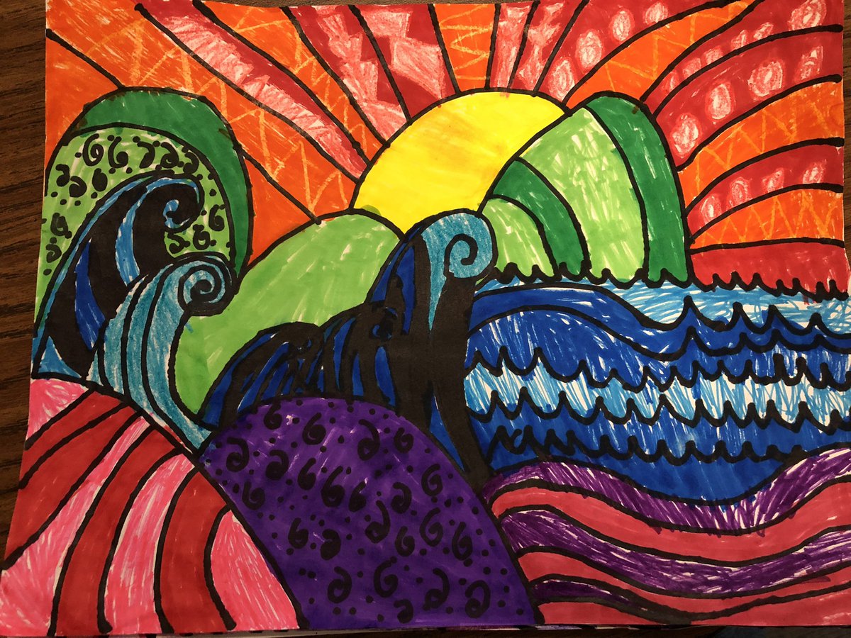 Manzanita4131's tweet photo. Art through Science - 3rd graders studying California Regions https://t.co/4Zp84kW4sw