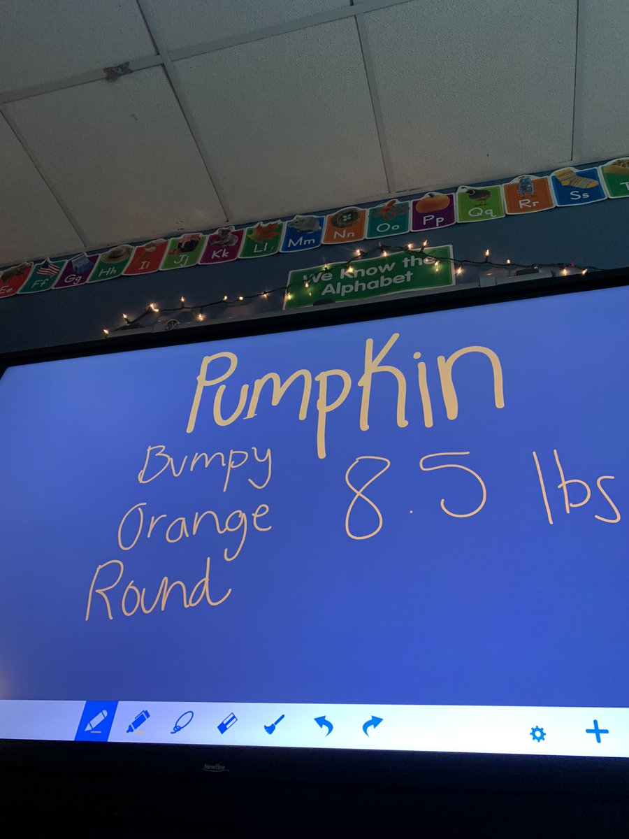 MrsStone2019's tweet photo. Properties of pumpkins! Ooey and gooey need to be added to the list! https://t.co/E9rD5O5pQJ