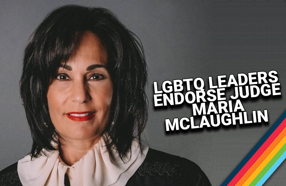 McLaughlin4PASC's tweet photo. I am honored to be endorsed by such an esteemed group of LGBTQ+ leaders from across Pennsylvania. Their support means the world to me, and I am truly humbled.

Check out the article below to read more about our announcement.

https://t.co/BM3hEaKno3

#TeamMaria #JudgesMatter https://t.co/vzdWyKrdzI