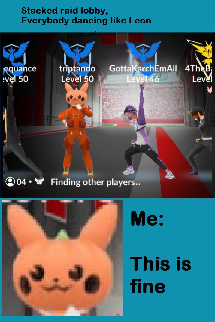 Triptando's tweet image. This is fine