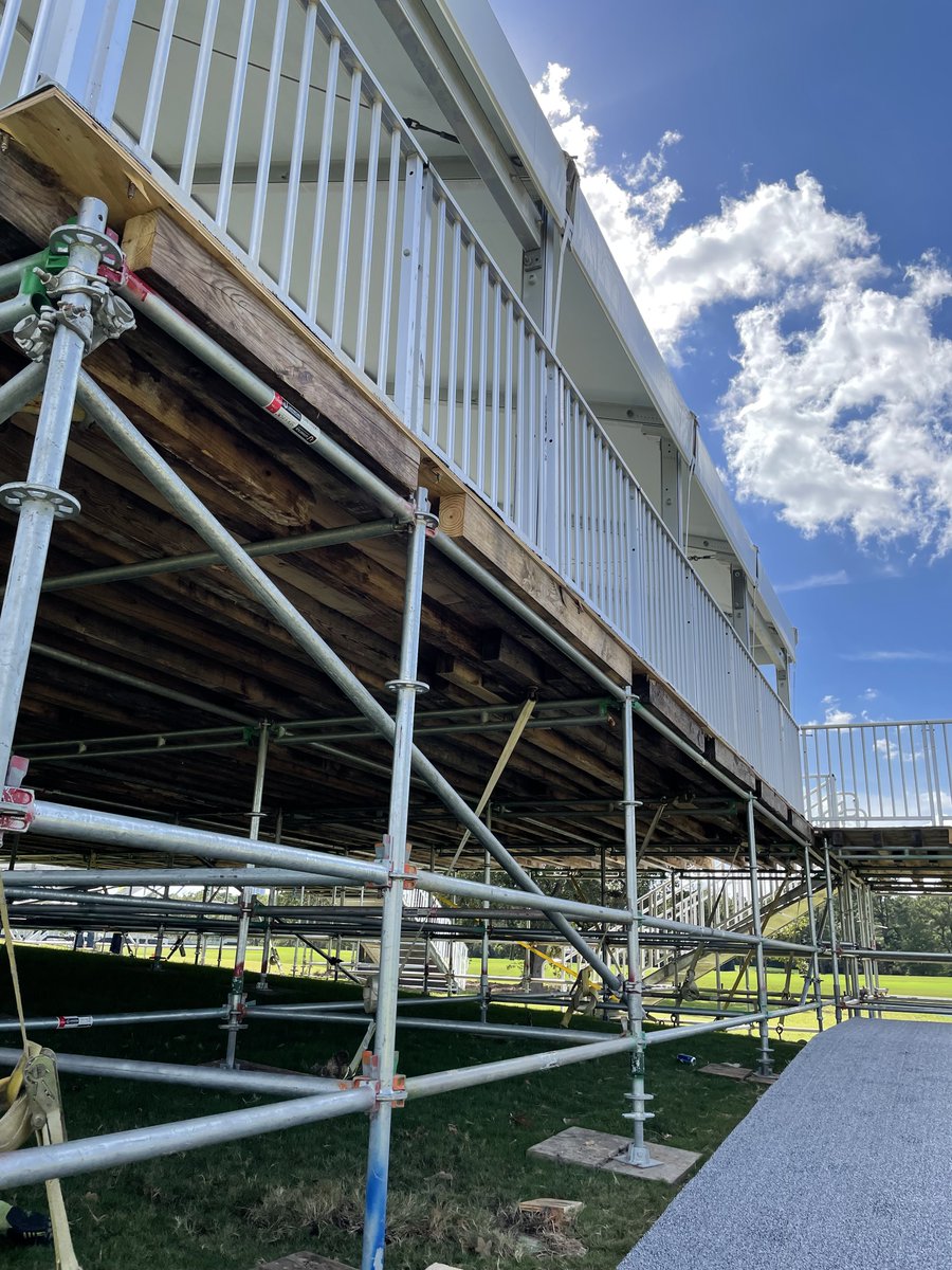 Views from the Hole 17 build. 🤘