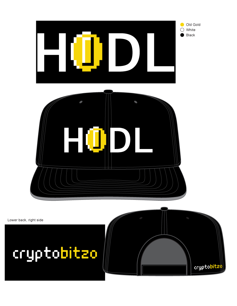 Cryptobitzo's tweet photo. Layout for the first merch drop! #HODL hats coming soon!🧢🚀 Would you wear this hat?🤔 #cryptobitzo #cryptoswag #cryptoculture #cryptoapparel #blockchain #blockchaingang https://t.co/95GwVEKRAV