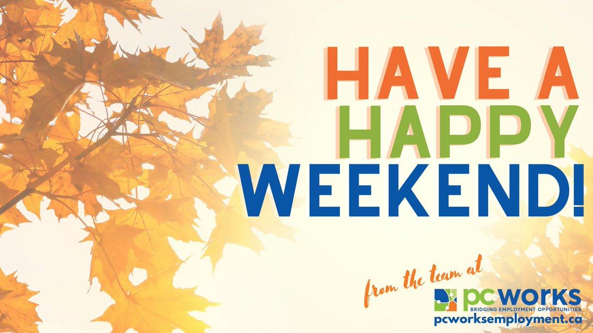PCWorksEmploy's tweet photo. From the team at PC Works, enjoy the weekend! #pcworks #pcworksemployment #portcolborne https://t.co/7L7K37Z460