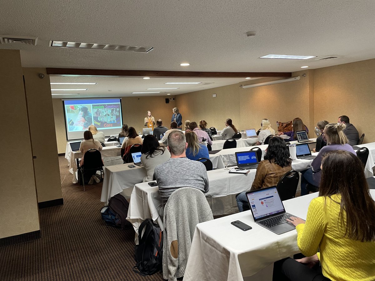 ICTE_Board's tweet photo. Rachel Pasker @rachel_pasker and Marci Rickords @mjrickords  from Northeast Community Schools teach us how to use video teaching and a self-pacing combined with synchronous learning in The Modern Classroom Project. #ICTE2021 https://t.co/5wZSMLBns4