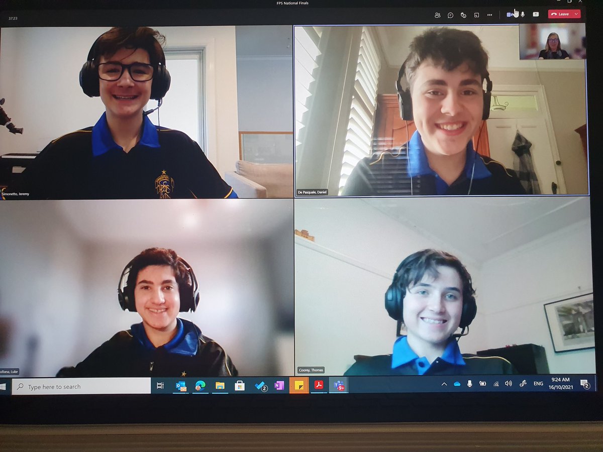 JanineTimillero's tweet photo. So proud of our students who took part in the #futureproblemsolving national finals today. The way they collaborate and develop solutions is setting them up so well for the future! Well done boys
#problemsolving https://t.co/hhhsiAJPxX