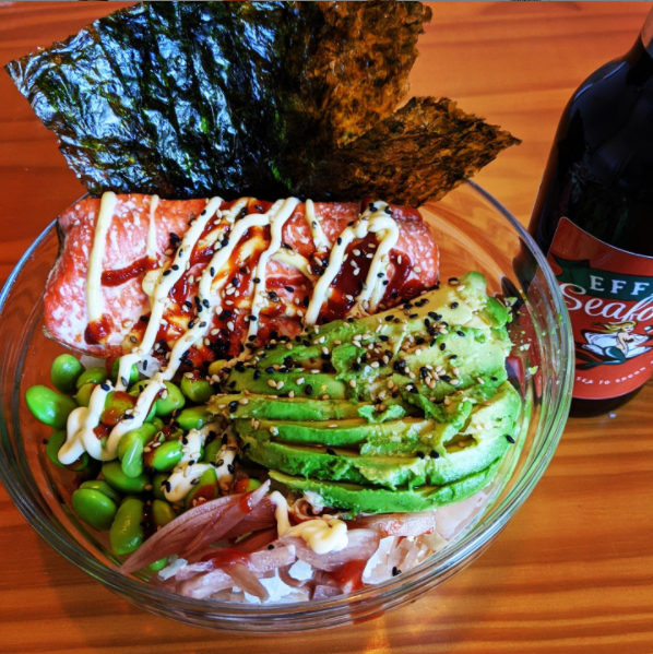 Effing Seafoods Twitter: "Did you see what Effing Rob posted to his IG?? 🤤 It's the Sassy Sierra Salmon Bowl! DANG that good! Want to make it for yourself?? Well