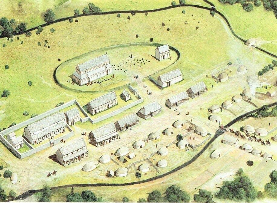 Æthelberht, bishop of Candida Casa, ‘White House’, (Whithorn, Galloway) from 15 June 777-89 and bishop of Hagustaldes ham (Hexham, Northumberland) from 789 died #OTD in 797. He was succeeded at Whithorn by Badwulf and at Hexham by Heardred. ©AOC Archaeology