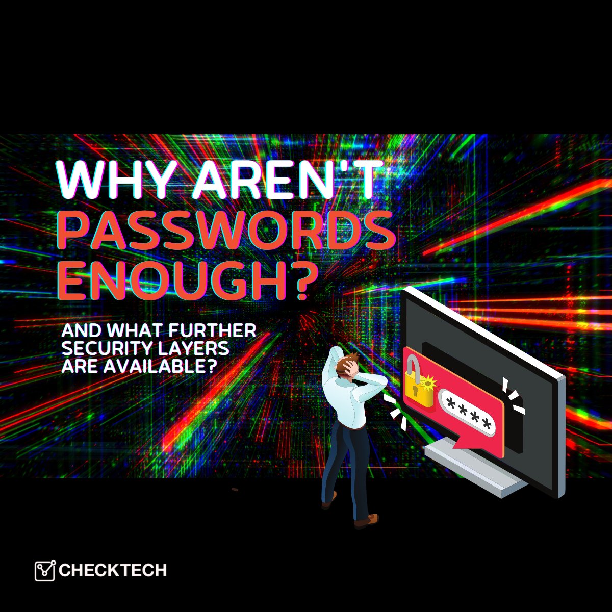 Here are some tips on how to add further security layers on your password.
☛ Something you know
☛ Something you have
☛ Something you are

#cybersecurity #tech #cyber #cybersecurityawareness #it #informationtechnology #password #security