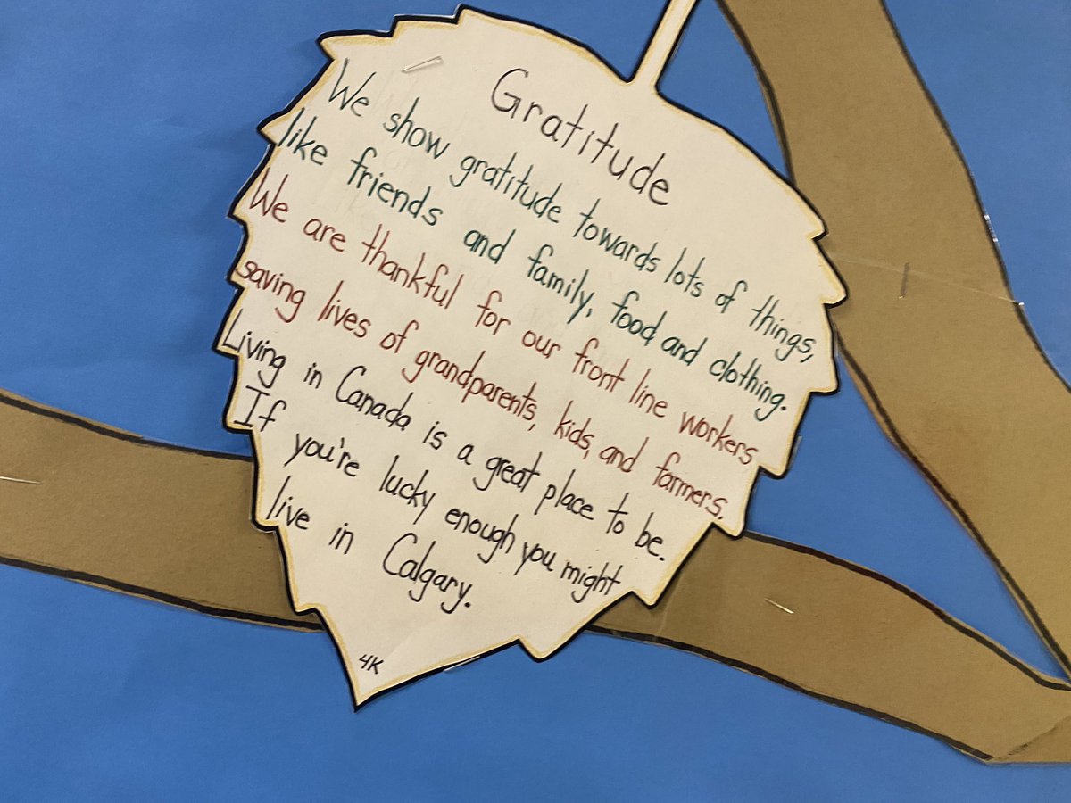 “I am always growing”… I am growing and learning all about gratitude! #ffcaworks #charactered