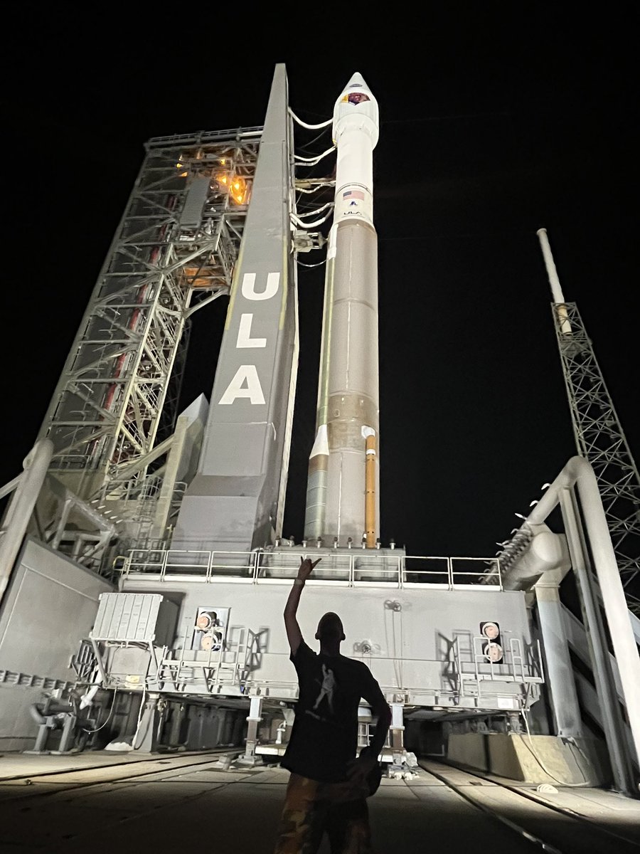 Who’s a #SpaceRoadie — killer shot of our bud <a href="/skiplacombe/">Skip LaCombe</a> repping our new T at the cape tonight with style — get yours here zandefdeksit.com/home/shop/