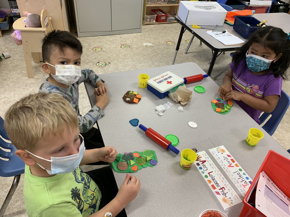Shape 🍕 for math rotations with some very special guests!
