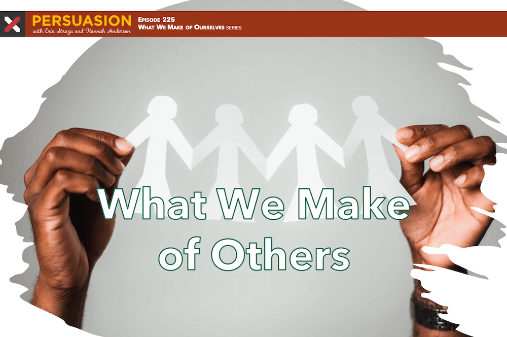 PersuasionCAPC's tweet photo. How does our family of origin shape us? @ErinStraza &amp; @sometimesalight discuss in this #WhatWeMakeOfOurselves convo. #readalong

Listen here >> https://t.co/pk1J5jXnm2 https://t.co/hrzd9u0Um0