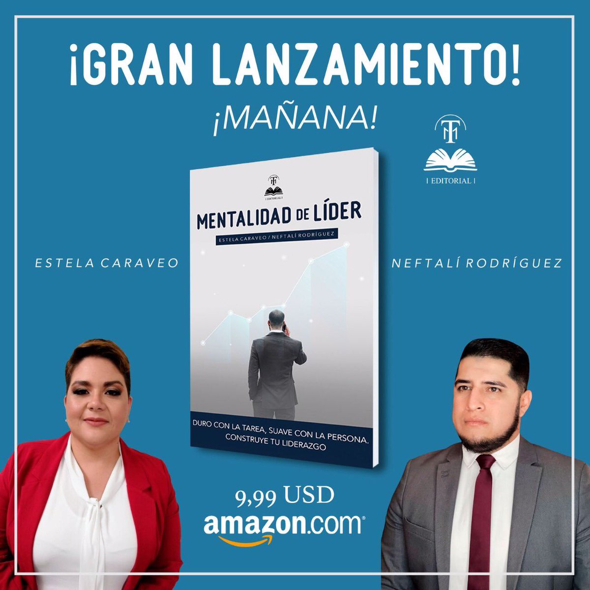 EditorialTPM's tweet photo. ¡Ya mañana conoceremos este fascinante libro!

¡No te pierdas este magnífico lanzamiento!

https://t.co/qEdMuitPUe

#EditorialTPM #SoyBestSellerTPM #Lanzamiento #MentalidadDeLíder #DuroConLaTareaSuaveConLaPersona #ConstruyeTuLiderazgo #EstelaCaraveo #NeftalíRodríguez #Liderazgo https://t.co/hXjgB7cwhJ