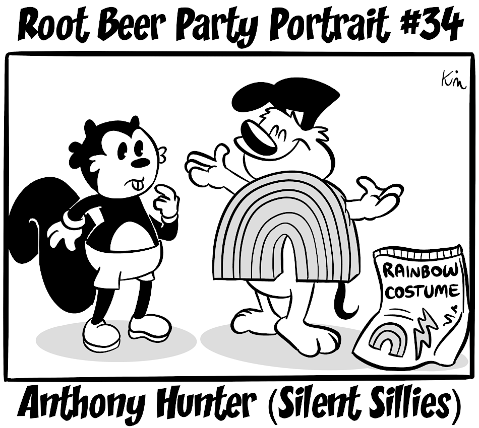 picpak's tweet photo. This month's #RootBeerParty portrait is @jk_antwon of Silent Sillies! https://t.co/9ExdYvTh78